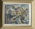 Tarquil Reed 12 by 14 oil framed